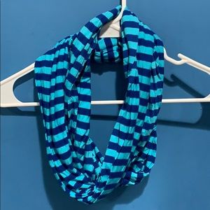 Striped infinity scarf